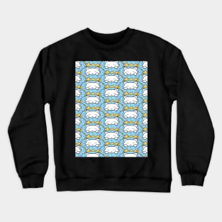 Cats eating donuts pattern Crewneck Sweatshirt